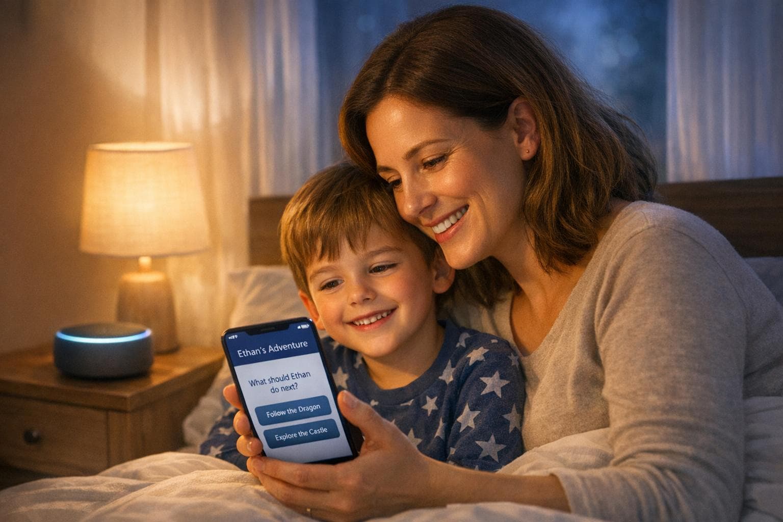 Creating Interactive Bedtime Stories with Voice Tech